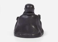 A Wedgwood Black Basalt Figure of Buddha, UK, circa 1910