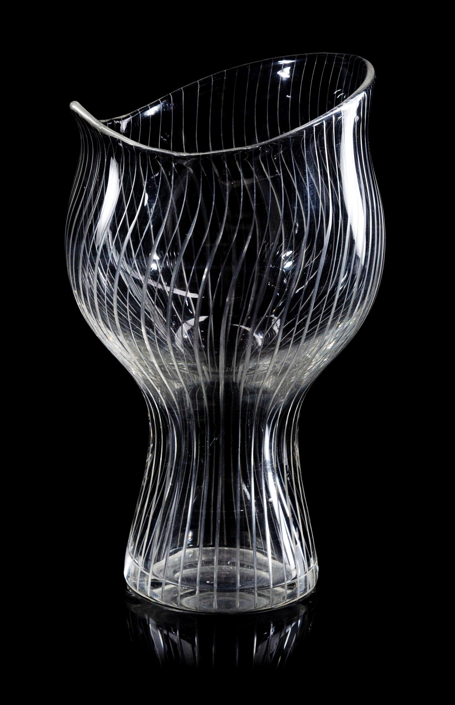 Tapio Wirkkala, (Finnish, 1915-1985), Etched Vase Iittala, Finland