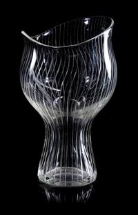 Tapio Wirkkala, (Finnish, 1915-1985), Etched Vase Iittala, Finland