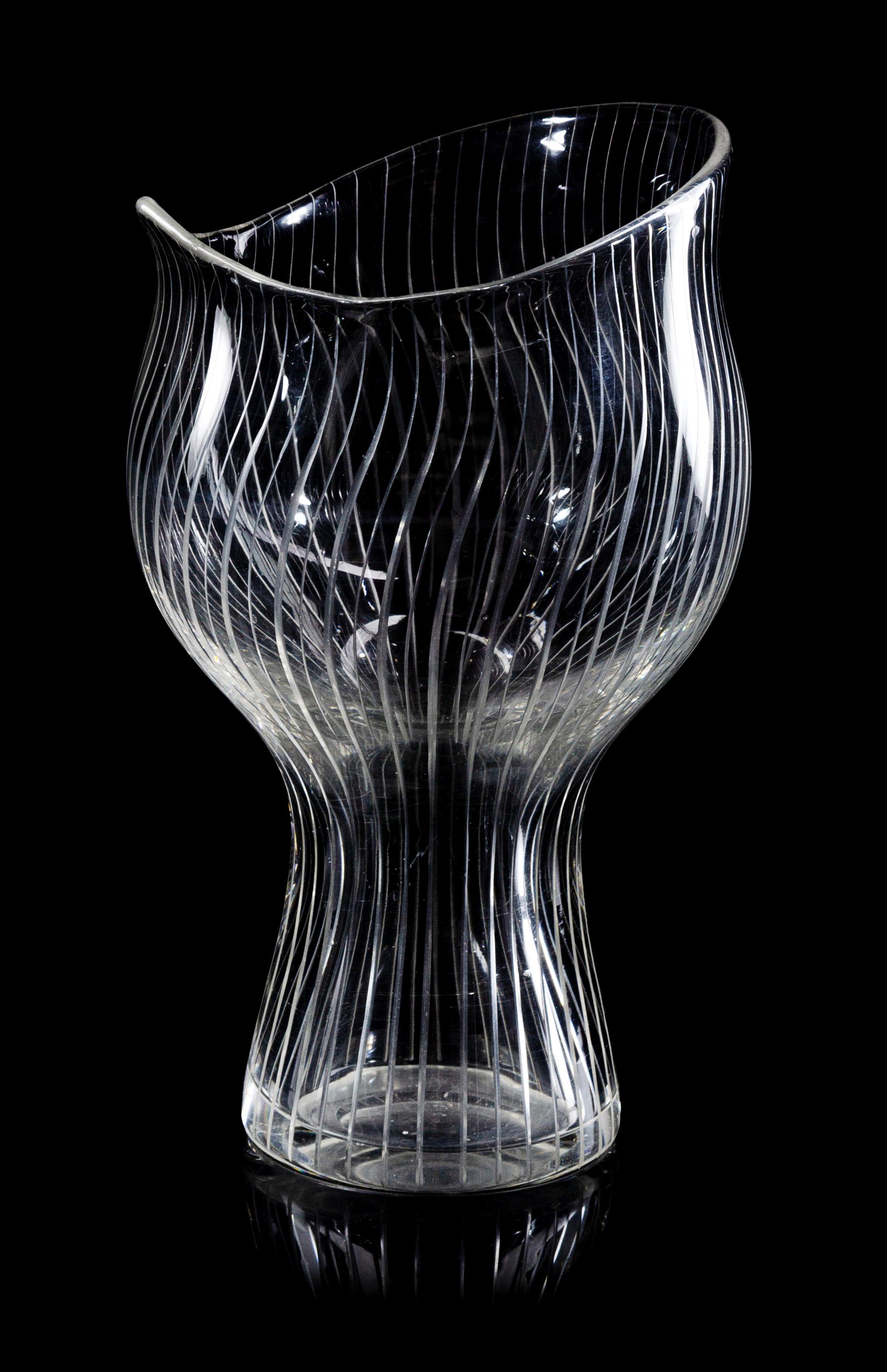 Tapio Wirkkala, (Finnish, 1915-1985), Etched Vase Iittala, Finland