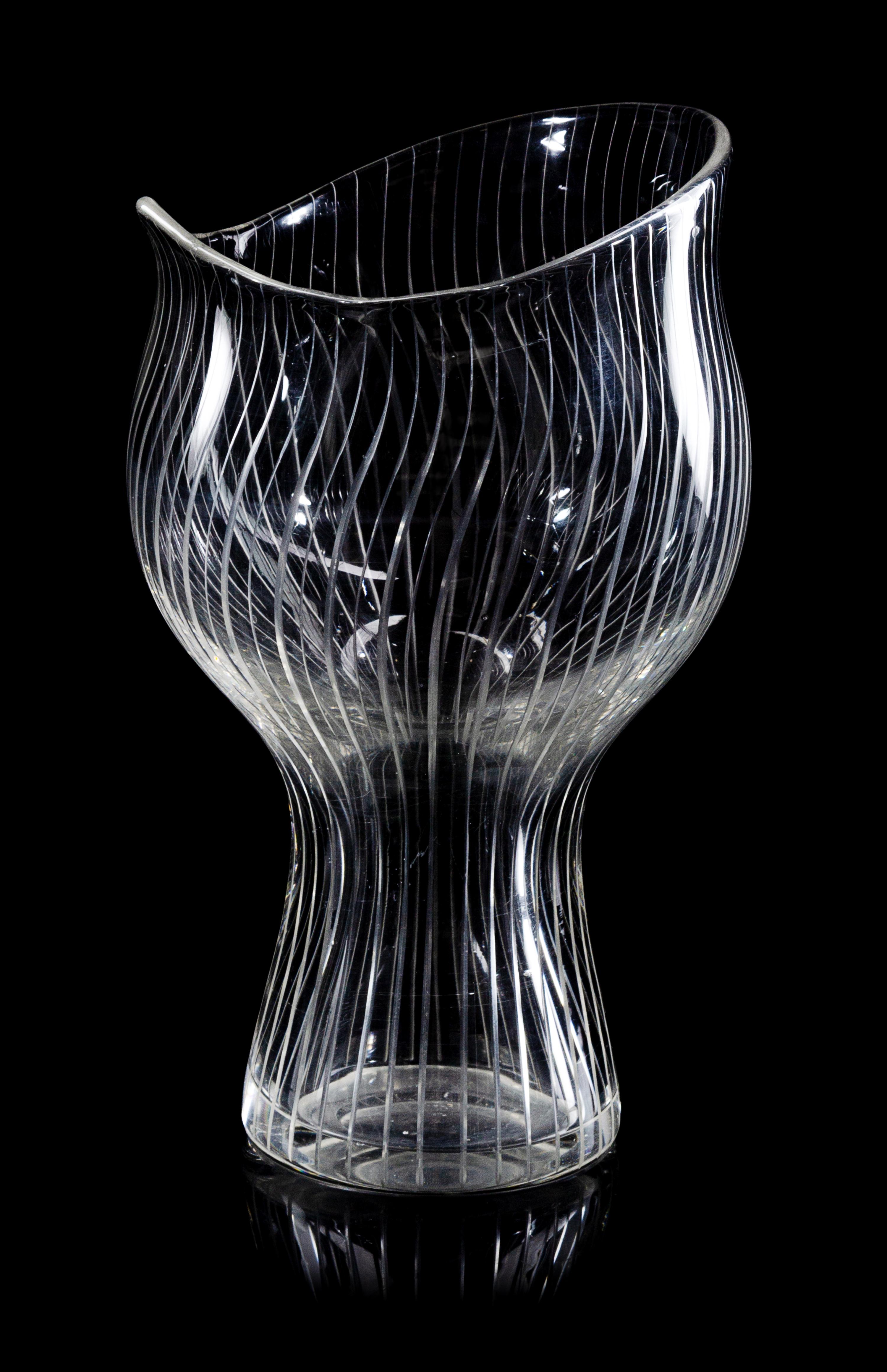 Tapio Wirkkala, (Finnish, 1915-1985), Etched Vase Iittala, Finland