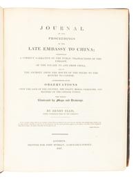 STAUNTON, George Thomas, Sir (1781-1859). Miscellaneous Notices relating to China... London: Henry Skelton for John Murray; Printed for Private Circulation, 1822-1828.