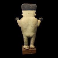 A Chancay Bichrome Cuchimilco Figure