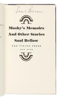 BELLOW, Saul (1915-2005). A group of 4 works. ALL FIRST EDITIONS.