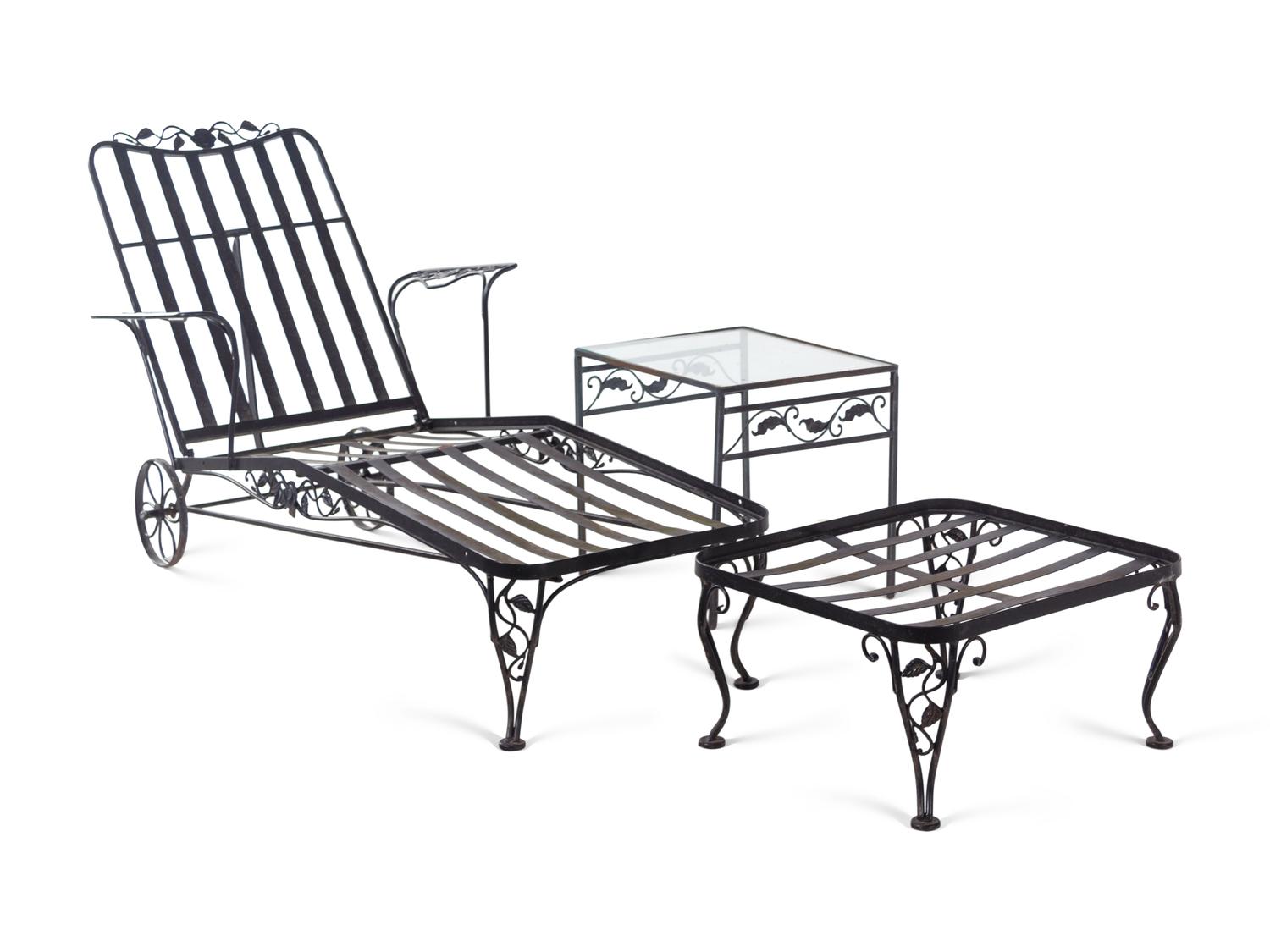 A Collection of Metal Garden Furniture