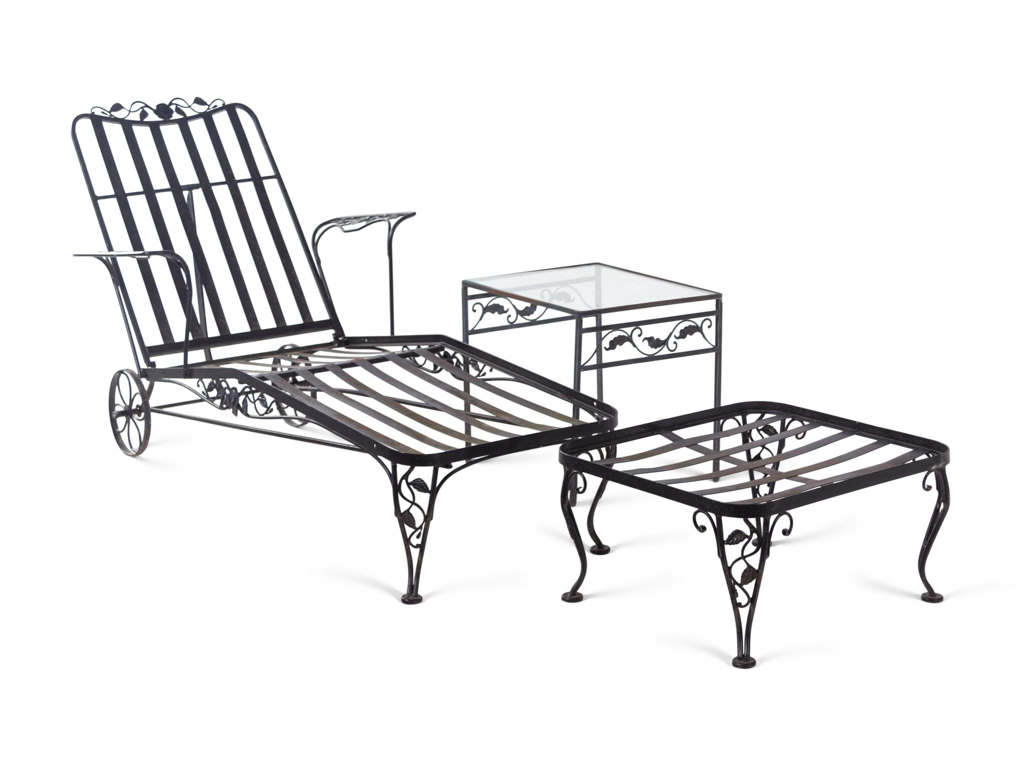 A Collection of Metal Garden Furniture