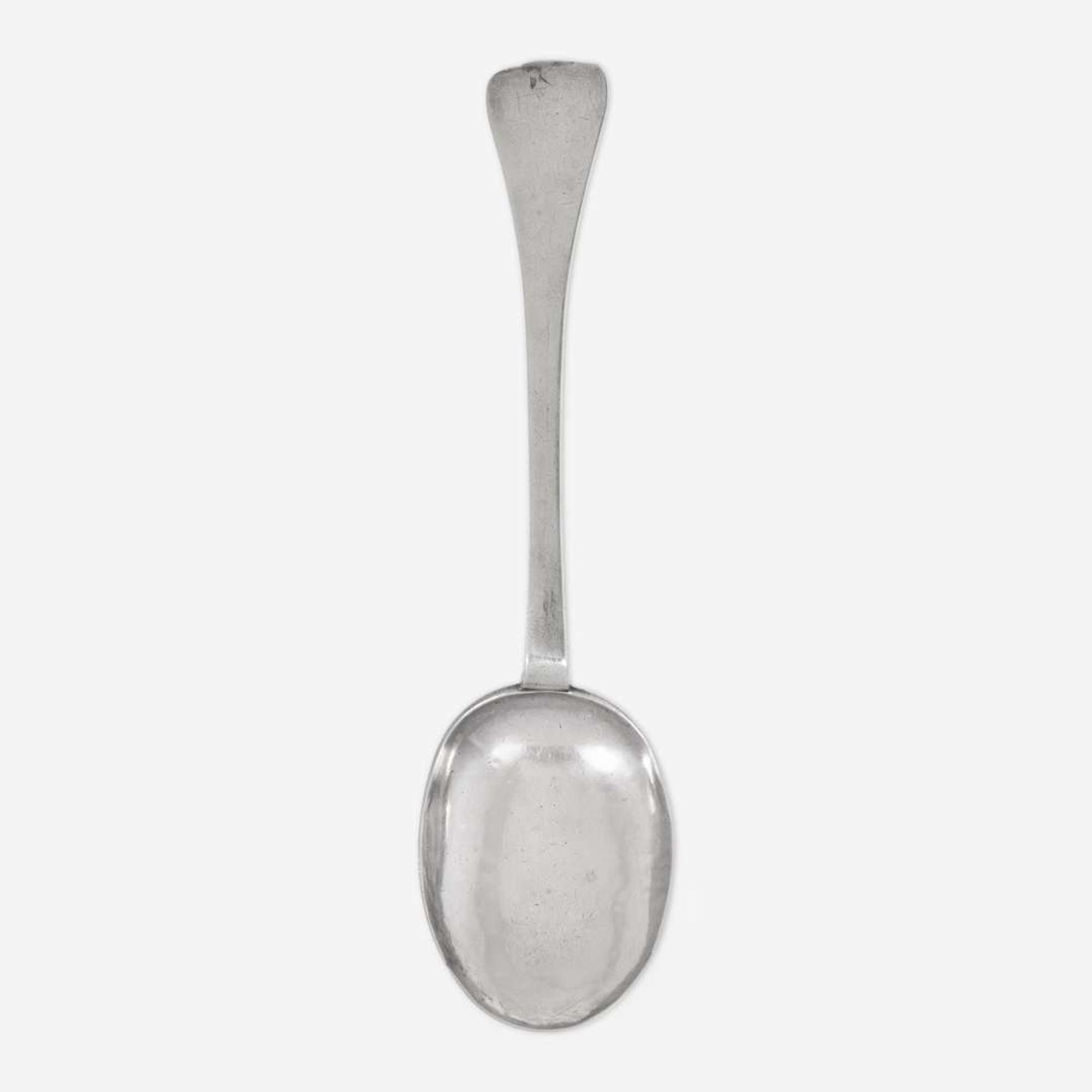 A silver tablespoon John Edwards (1671-1746), Boston, MA, circa 1700