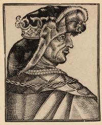 A group of four European engravings depicting Rembrandt, John Calvin, Johann Frederick I, and an unknown sitter