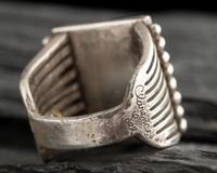 Silver Storyteller Ring, Cowboy Scene