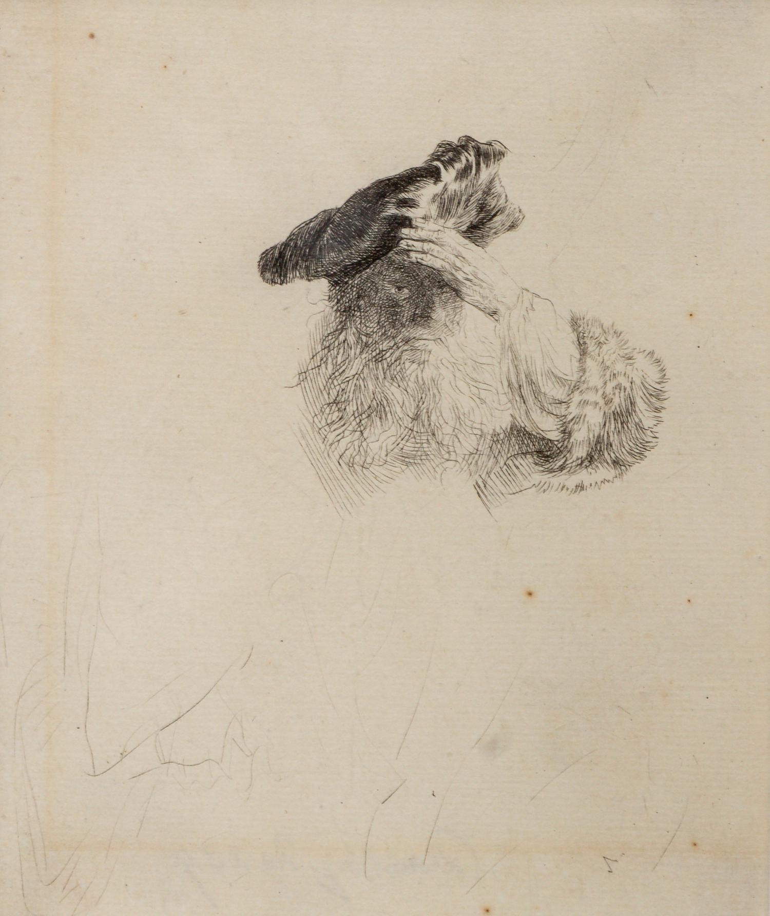 Old Man shading his Eyes with his Hand , ca. 1639