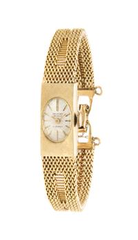 A 14 Karat Yellow Gold Wristwatch, Belfont, 16.60 dwts.