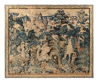 A Flemish Wool Verdure Tapestry