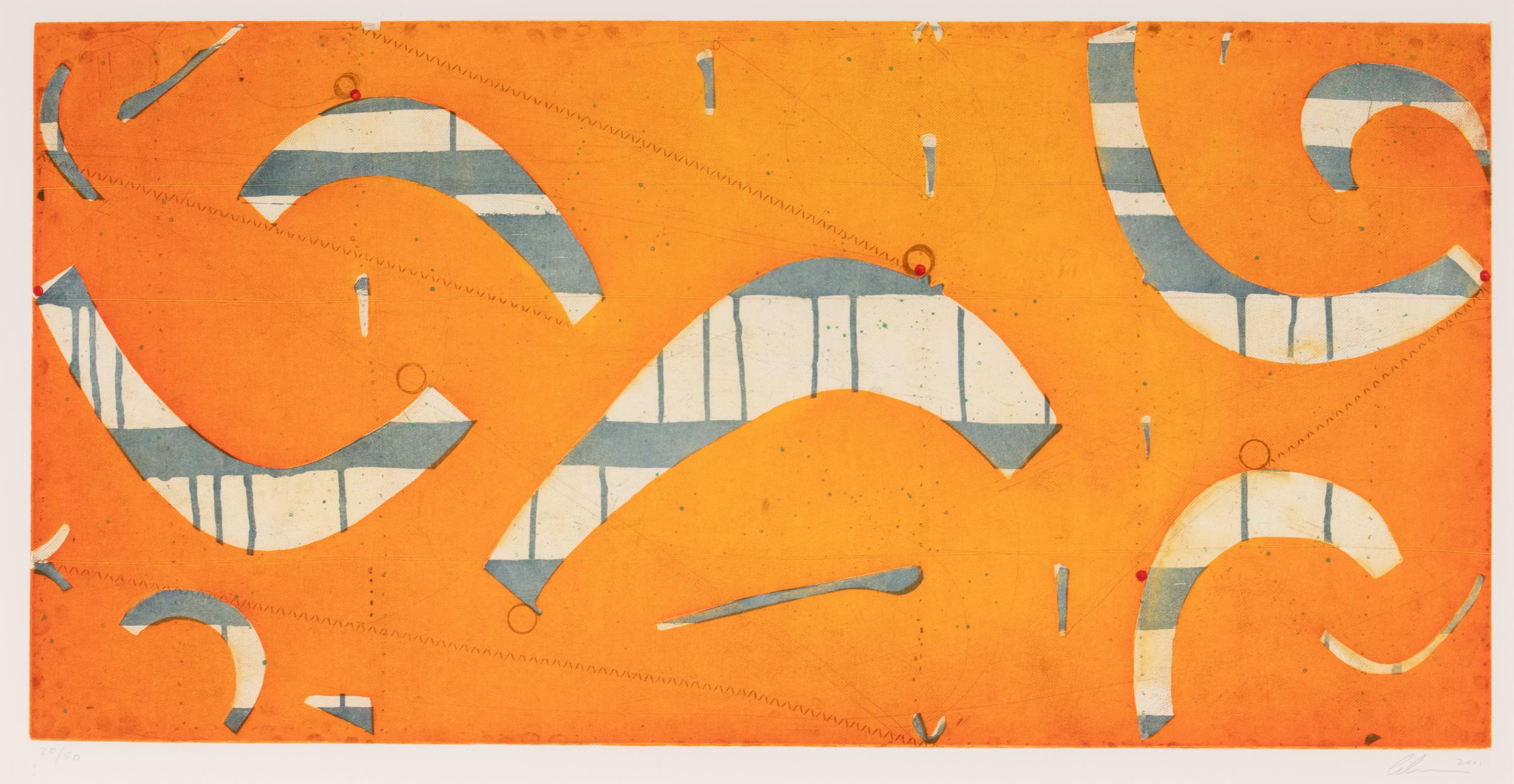 Seven String Etching No. 3, 2001
