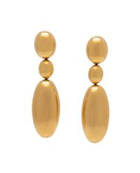 NANIS, YELLOW GOLD EARCLIPS