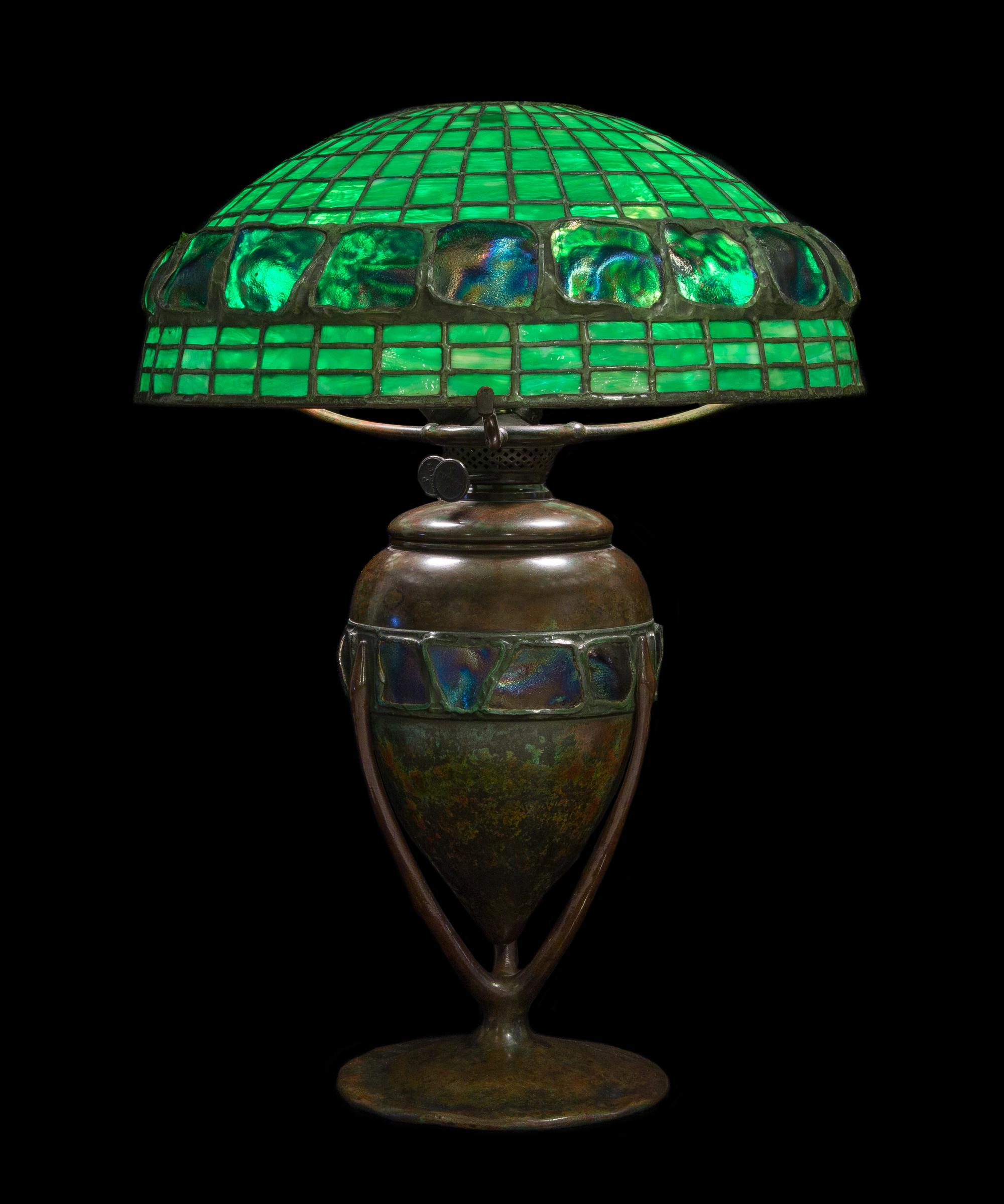 Tiffany Studios, EARLY 20TH CENTURY, a Turtle-back table lamp