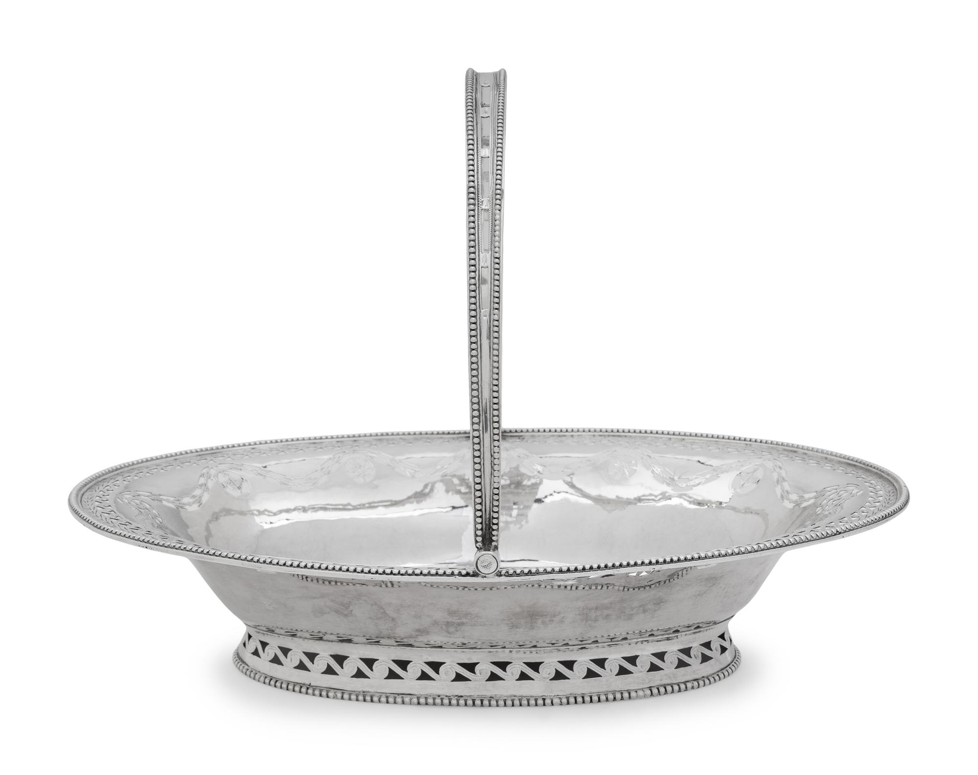 A George III Silver Cake Basket