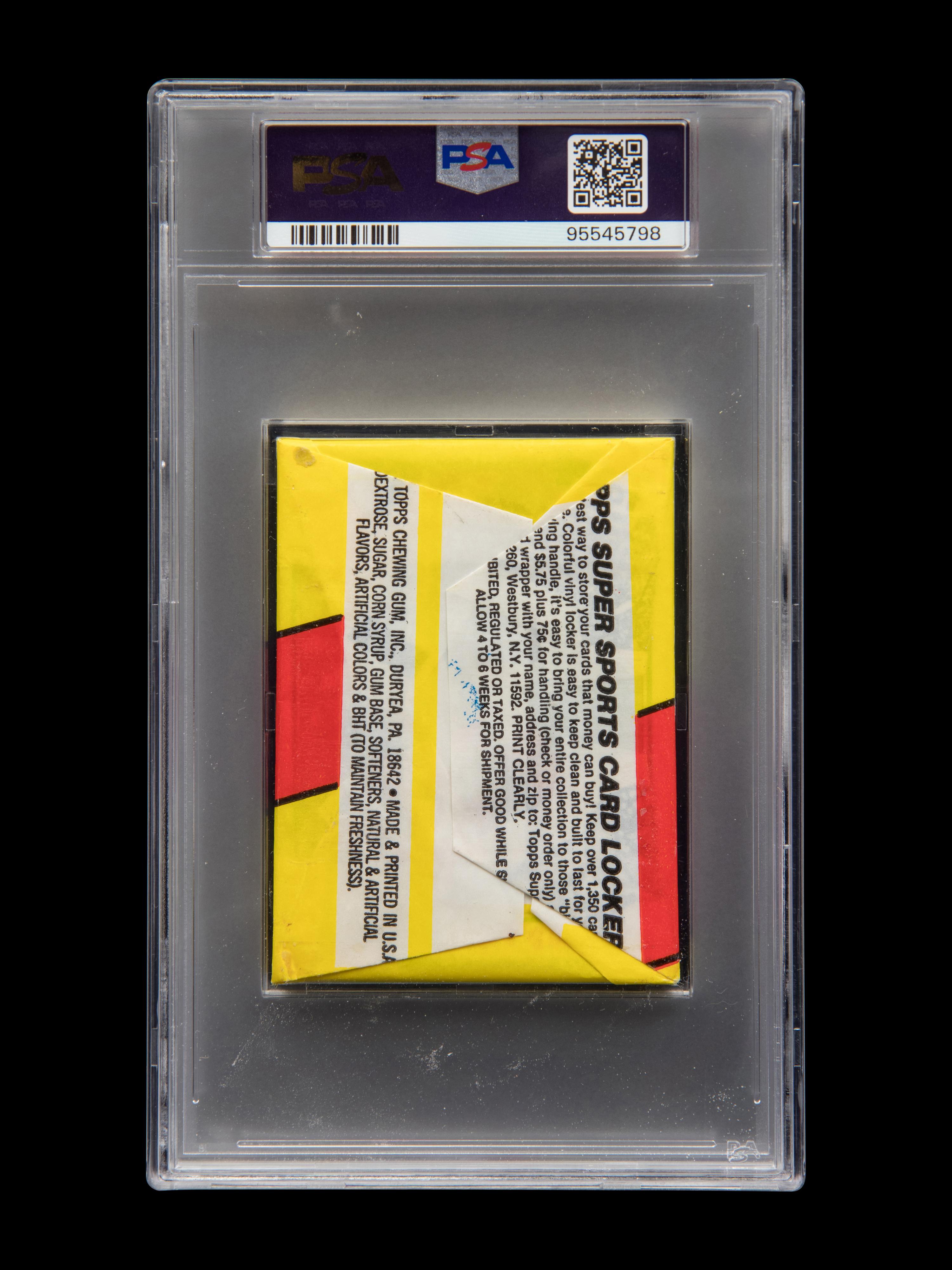 A Sealed Unopened Pack of 1981 Topps Football Cards (PSA 7 NM) - Possible Joe Montana Rookie