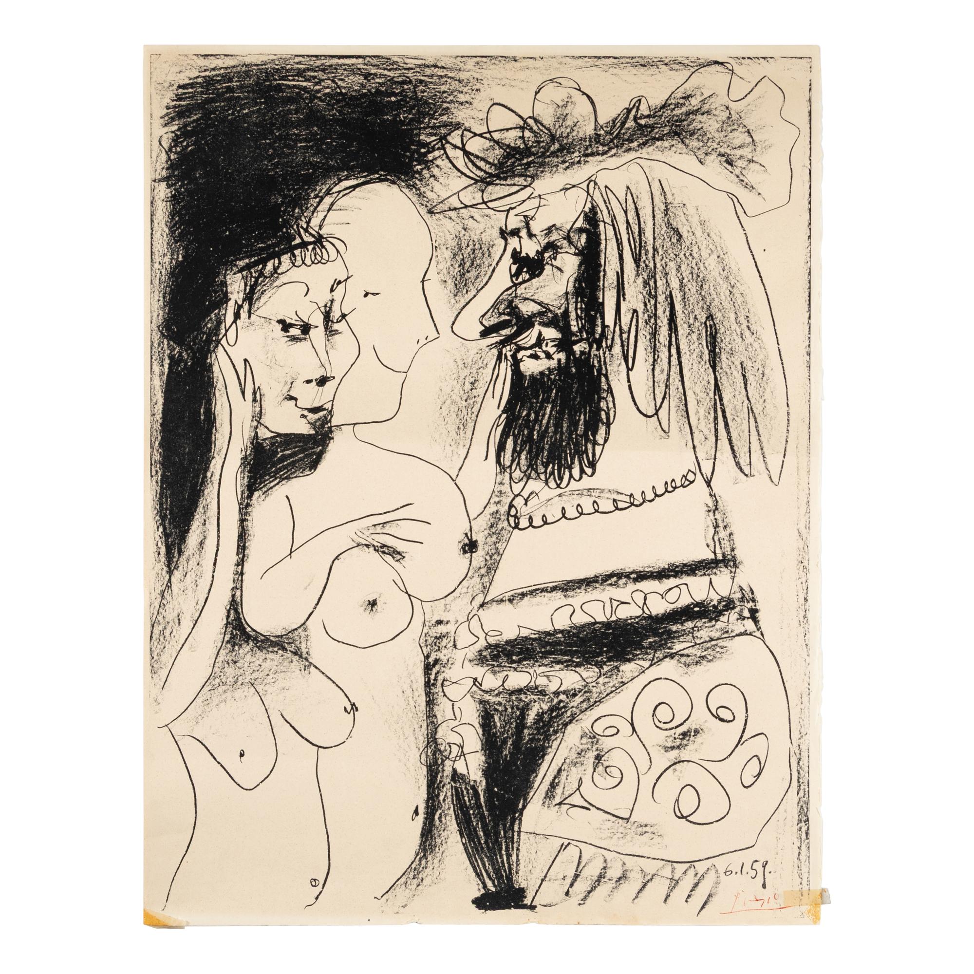 Pablo Picasso (Spanish, 1881-1973) — Le Vieux Roi, 1959
