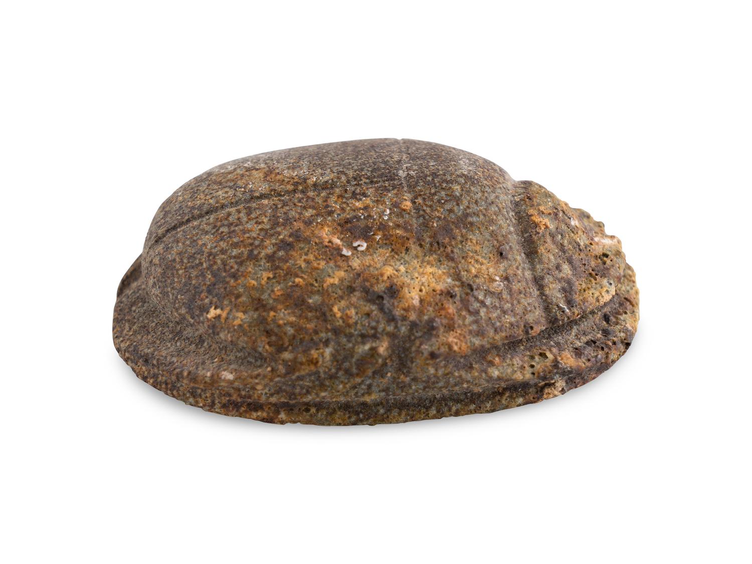 An Egyptian Stone Heart Scarab