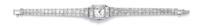 A Platinum and Diamond Wristwatch, Hamilton, 22.60 dwts.