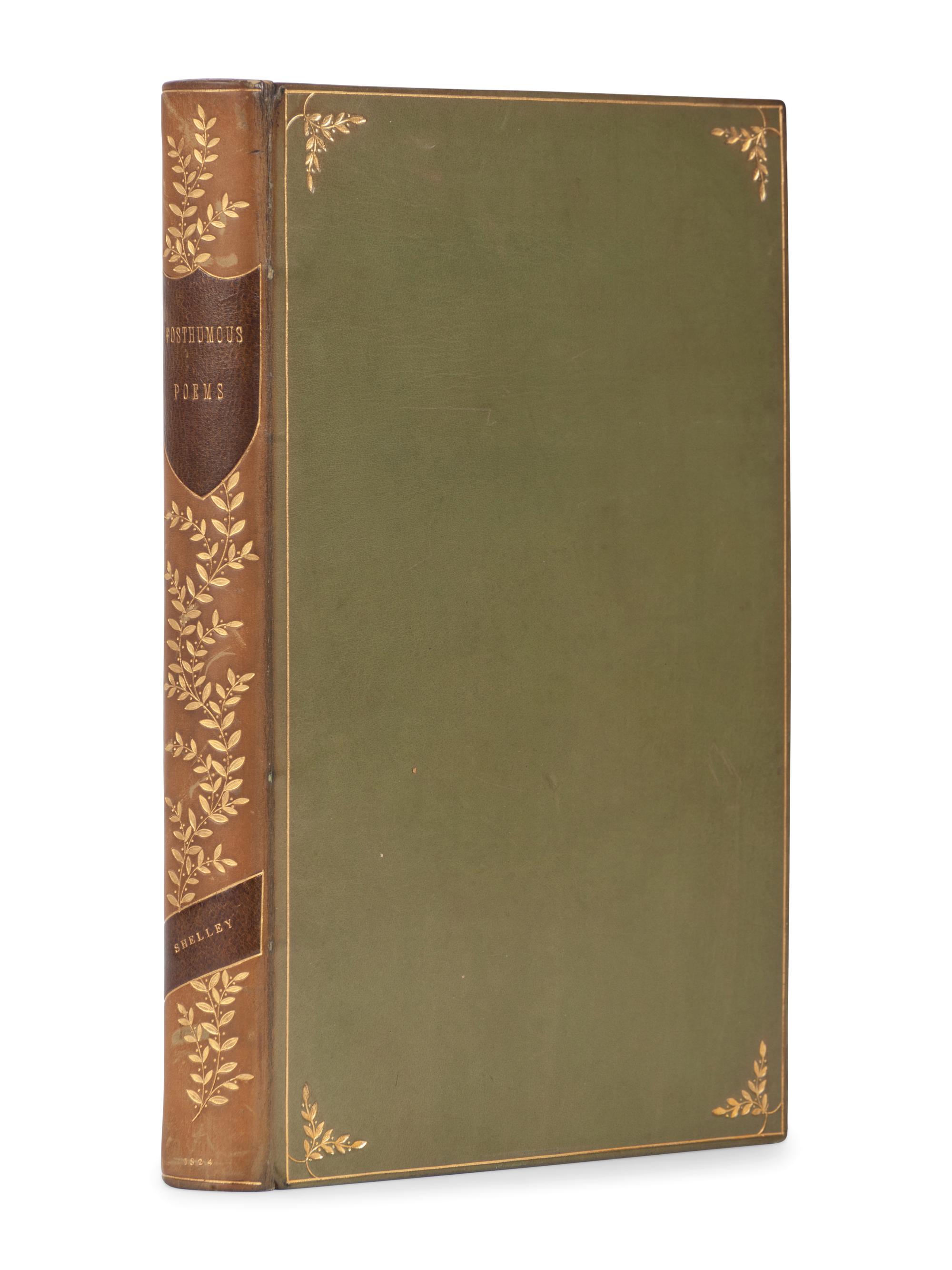 SHELLEY, Percy Bysshe (1792-1822). Posthumous Poems . London: John and Henry L. Hunt, 1824.