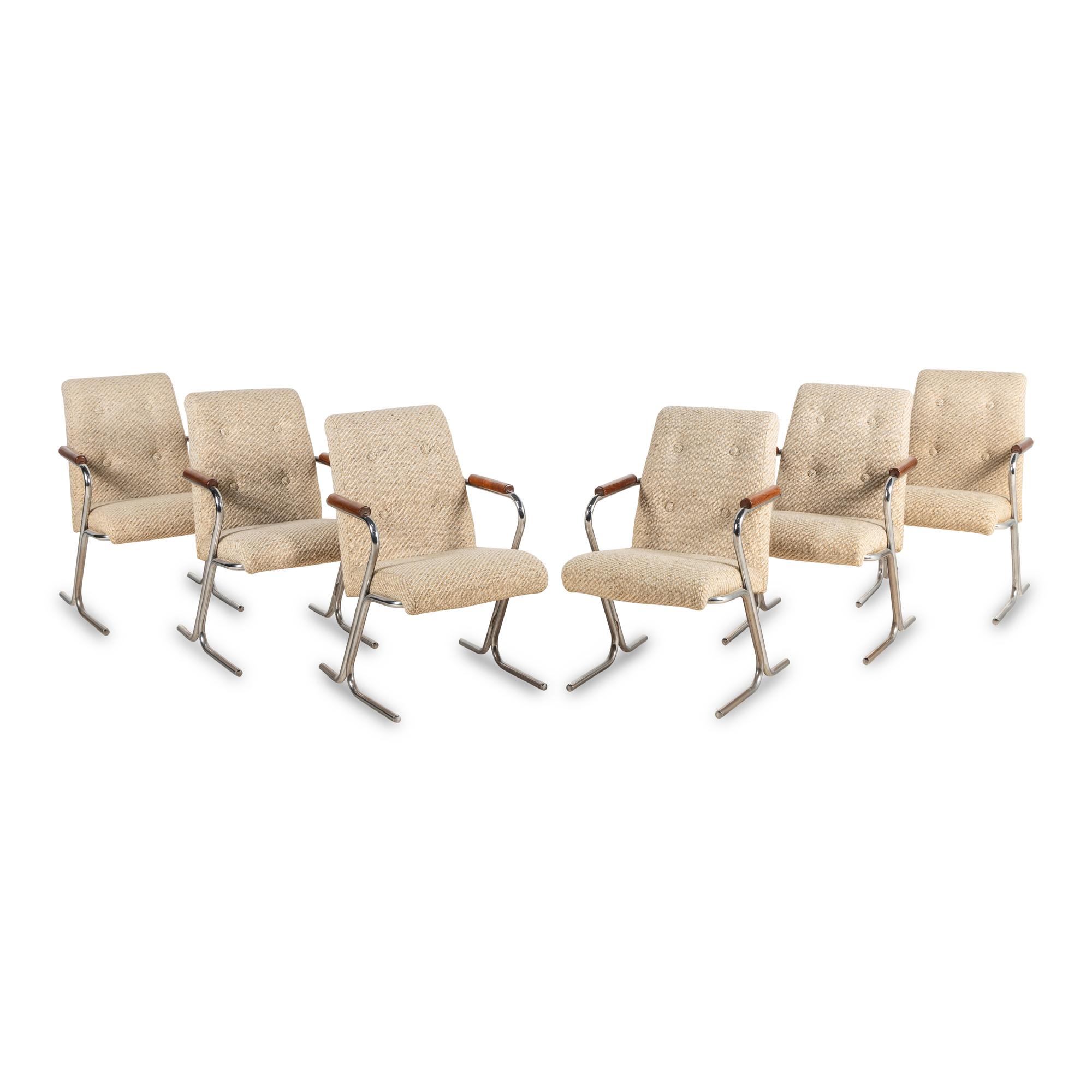 A Set of Six Stoneville Dining Chairs