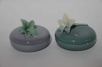 A Group of Six Haeger Pottery Table Articles Height of tallest 7 inches. — 1940s