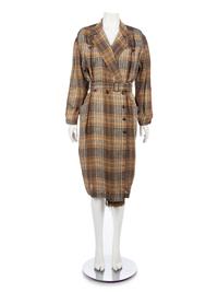 Three Mugler Dresses; One Blue, One Pink, One Plaid,