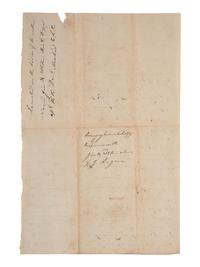 [ENSLAVEMENT & ABOLITION]. A collection of 4 documents related to the arrest and trial of enslaved men "Stephen" and "Jim," who were convicted of stealing. Lincoln County, KY. 1815.