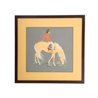 untitled, Grazing Horse and Rider