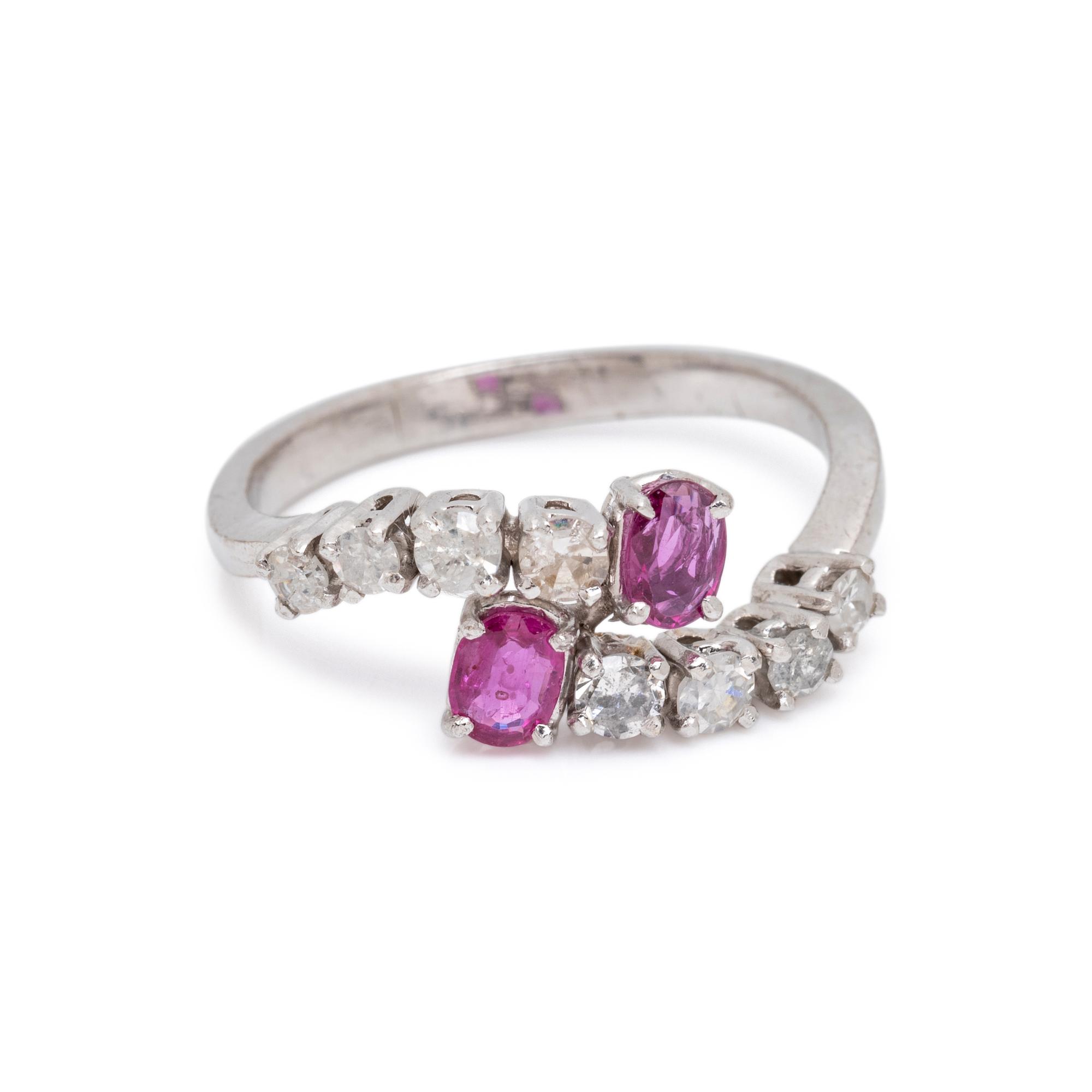 PINK SAPPHIRE AND DIAMOND RING