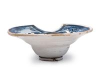 A Delftware Shaving Bowl