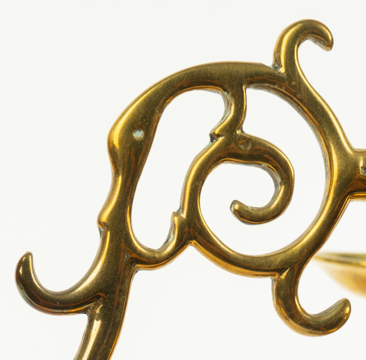 A Pair of Brass Five-Light Candelabra — 19TH CENTURY