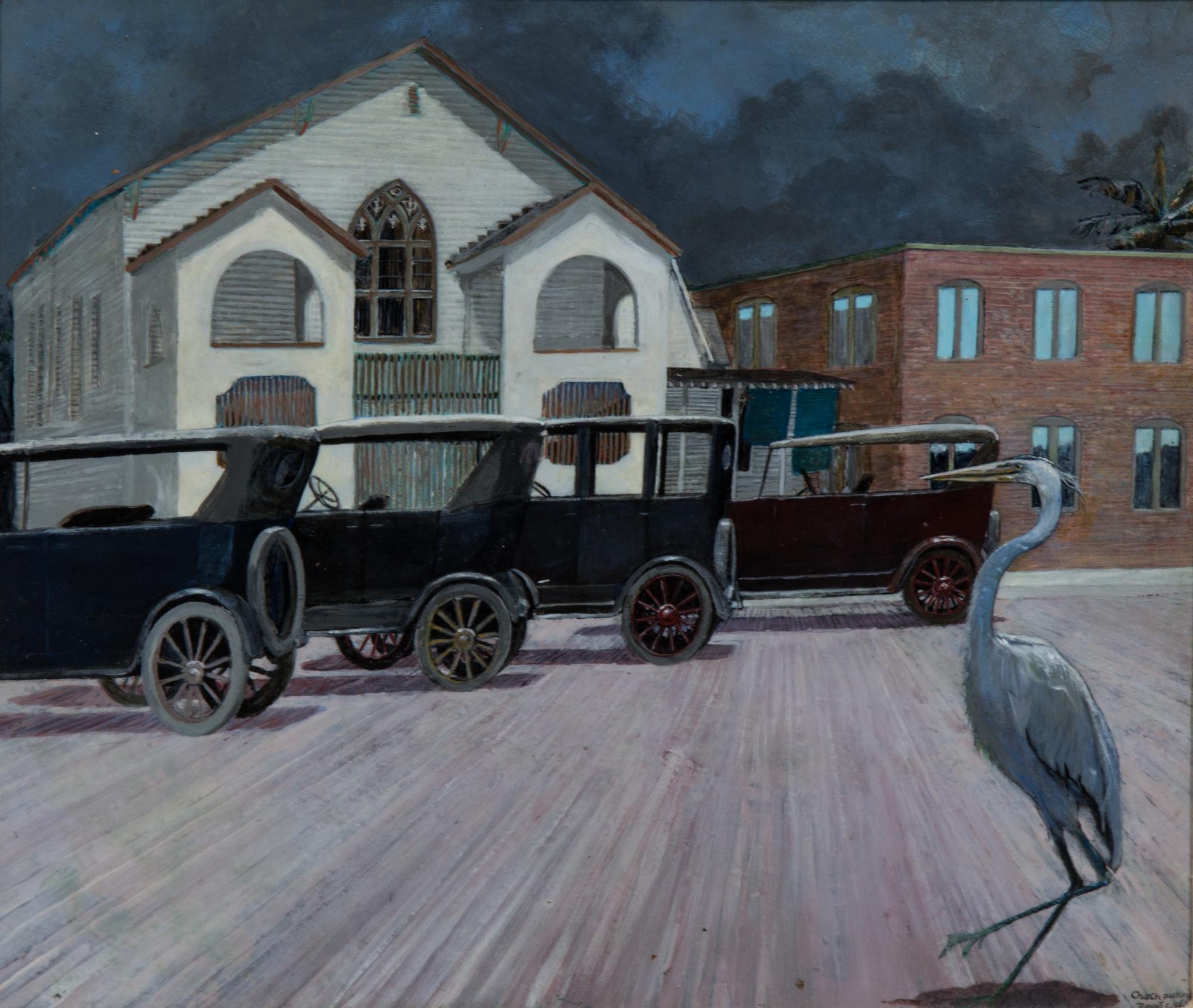Artist Unknown, (20th century), Church Parking, 1964