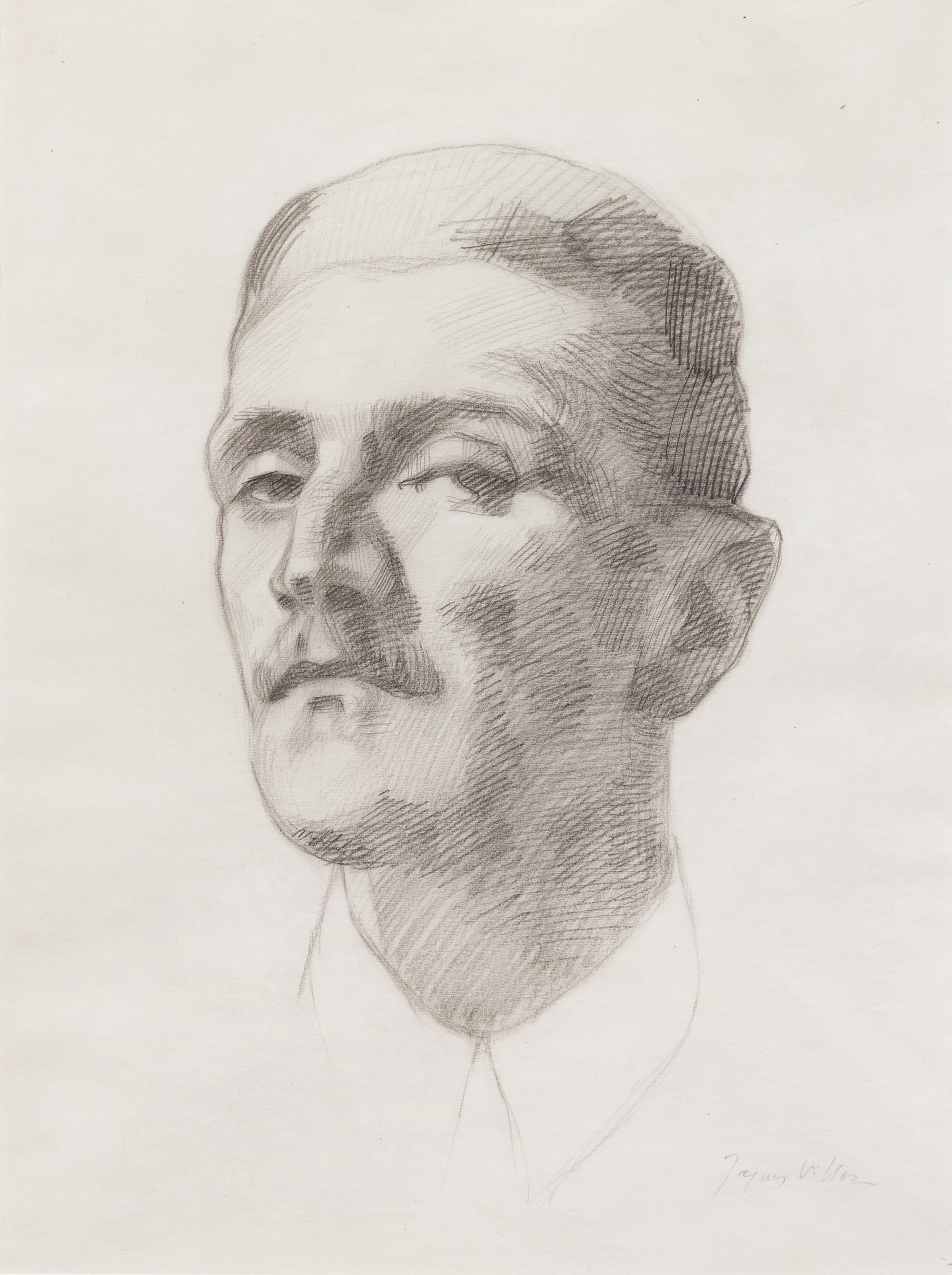 Jacques Villon, (French, 1875-1963), Portrait de Faulkner, c. 1940