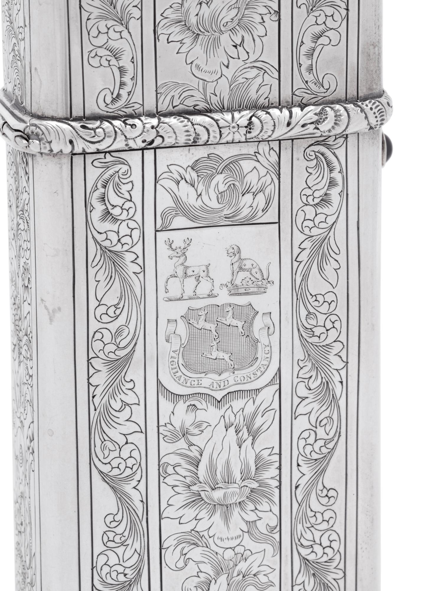 A Belgian Silver Nécessaire