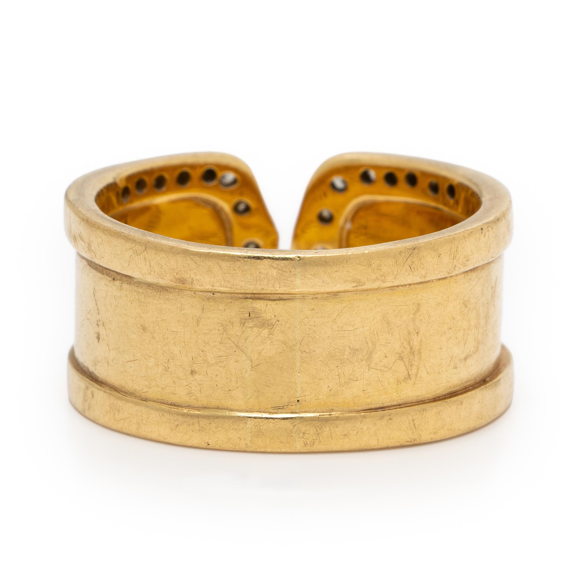 Yellow Gold and Diamond Ring