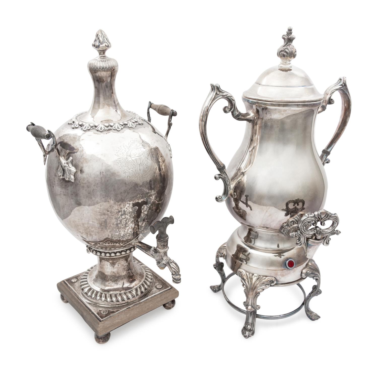 A George III Silver Tea Urn