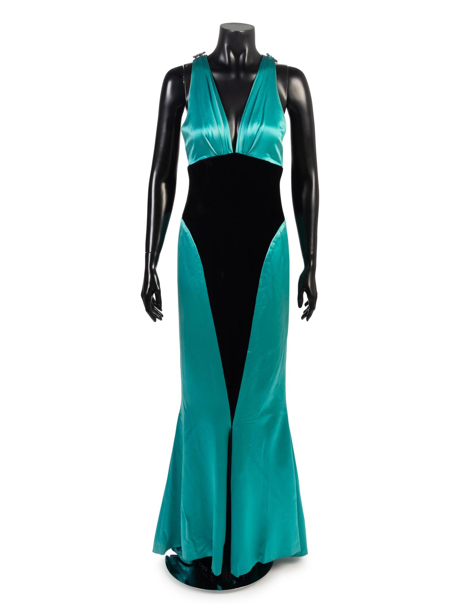 Emanuel Ungaro Evening Dress with Train, 1985-86