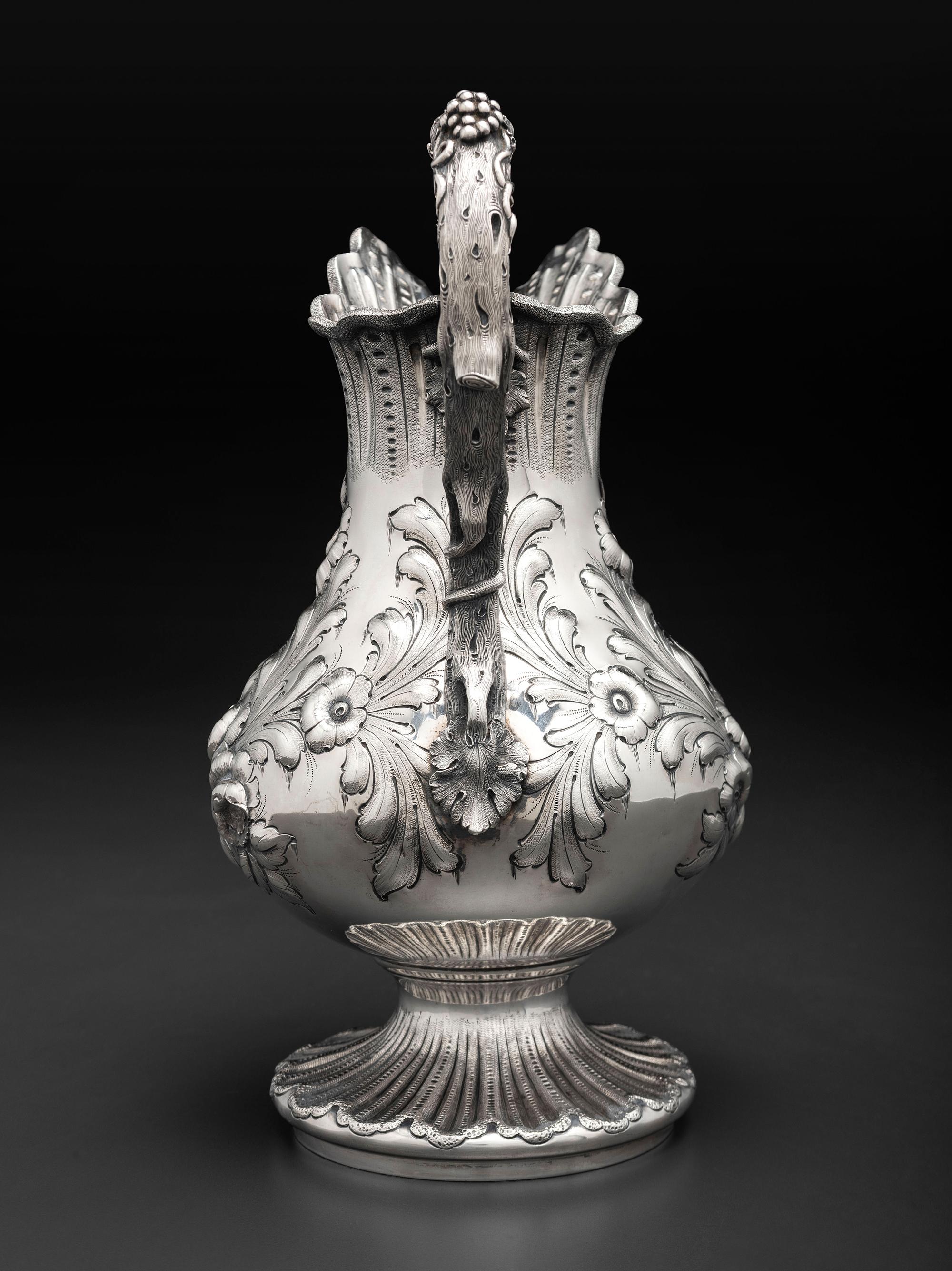 An American Silver Pitcher