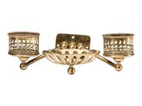 A Pierced Brass Wall Sconce