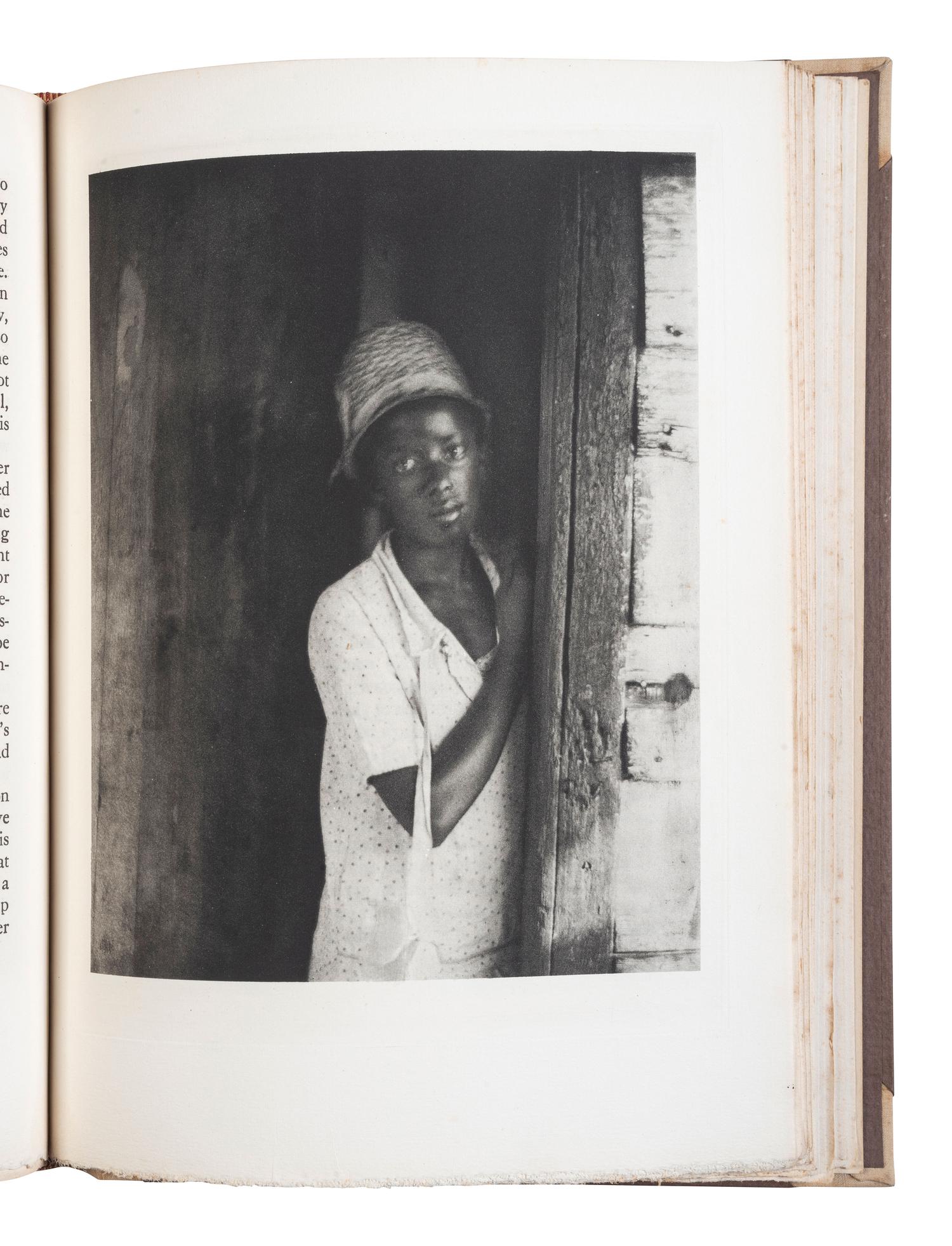 [ENSLAVEMENT]. ULMANN, Doris, and PETERKIN, Julia. Roll, Jordan, Roll. Text by Julia Peterkin. The Photographic Studies by Doris Ulmann. New York: Robert O. Ballou, 1933.