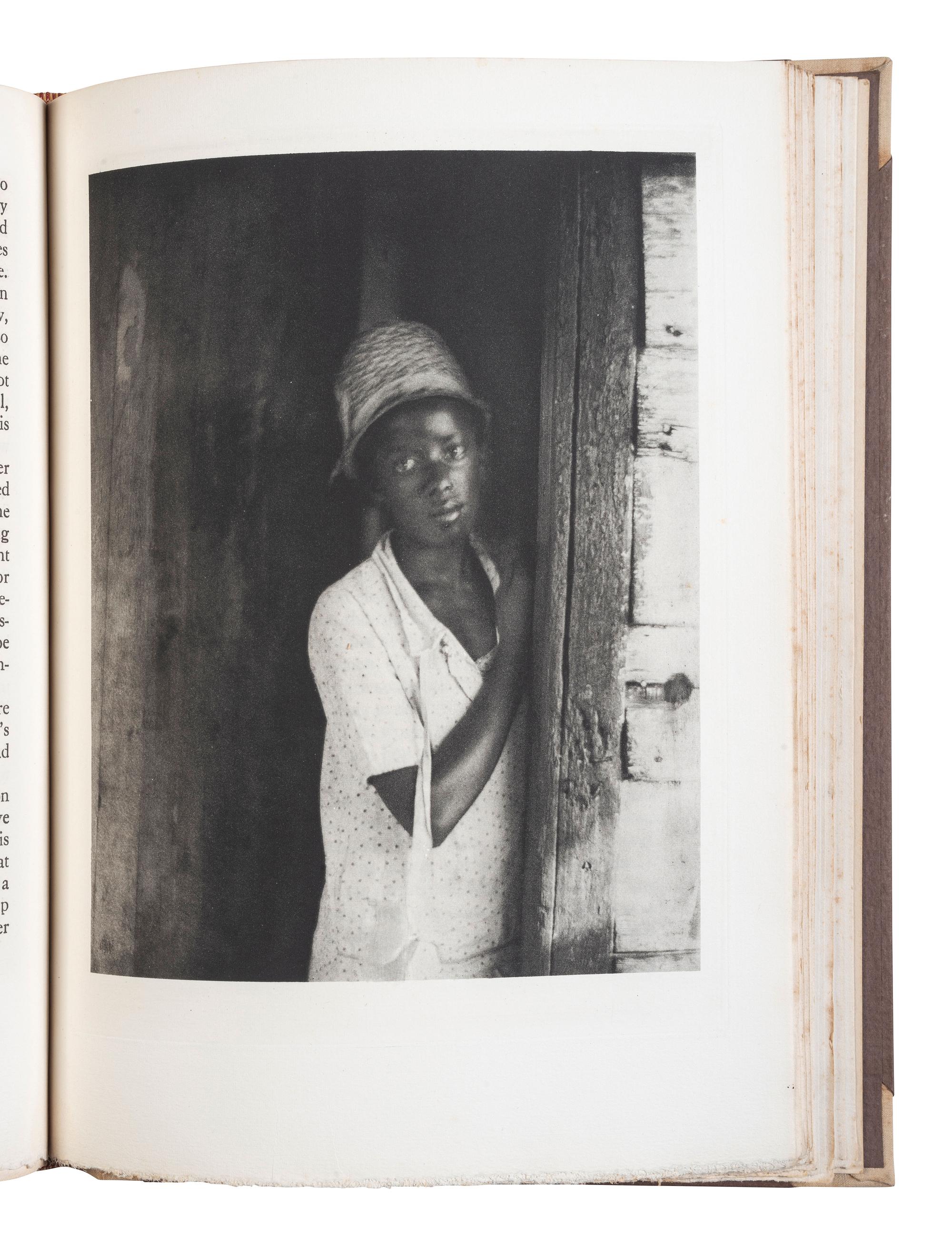 [ENSLAVEMENT]. ULMANN, Doris, and PETERKIN, Julia. Roll, Jordan, Roll. Text by Julia Peterkin. The Photographic Studies by Doris Ulmann. New York: Robert O. Ballou, 1933.