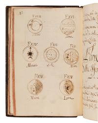 [MANUSCRIPT - ASTRONOMY]. “Capo D. Sfera terrestre tranisetto.” [Italy, ca mid-18th century].