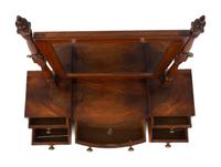 A Regency Crotch Mahogany Shaving Mirror on Stand — EARLY 19TH CENTURY