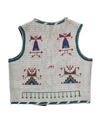 Sioux Beaded Hide Vest