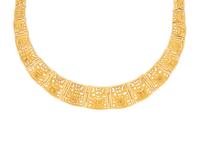 YELLOW GOLD FIGURAL NECKLACE