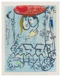 Marc Chagall, (French/Russian, 1887-1985), Untitled, (pl. 23 from Poemes), 1968