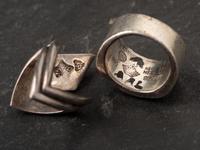Taxco Silver and Onyx Jewelry