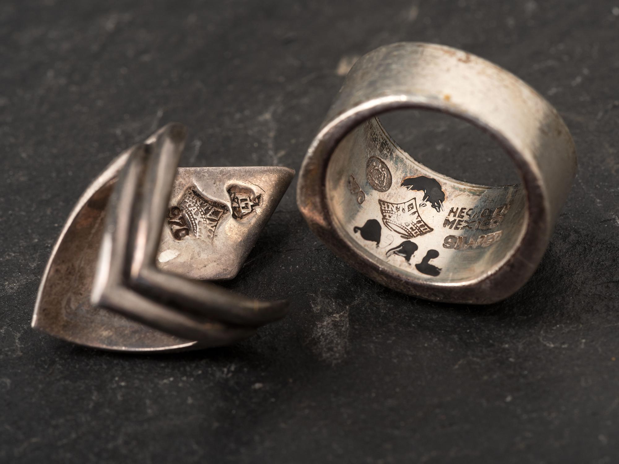 Taxco Silver and Onyx Jewelry